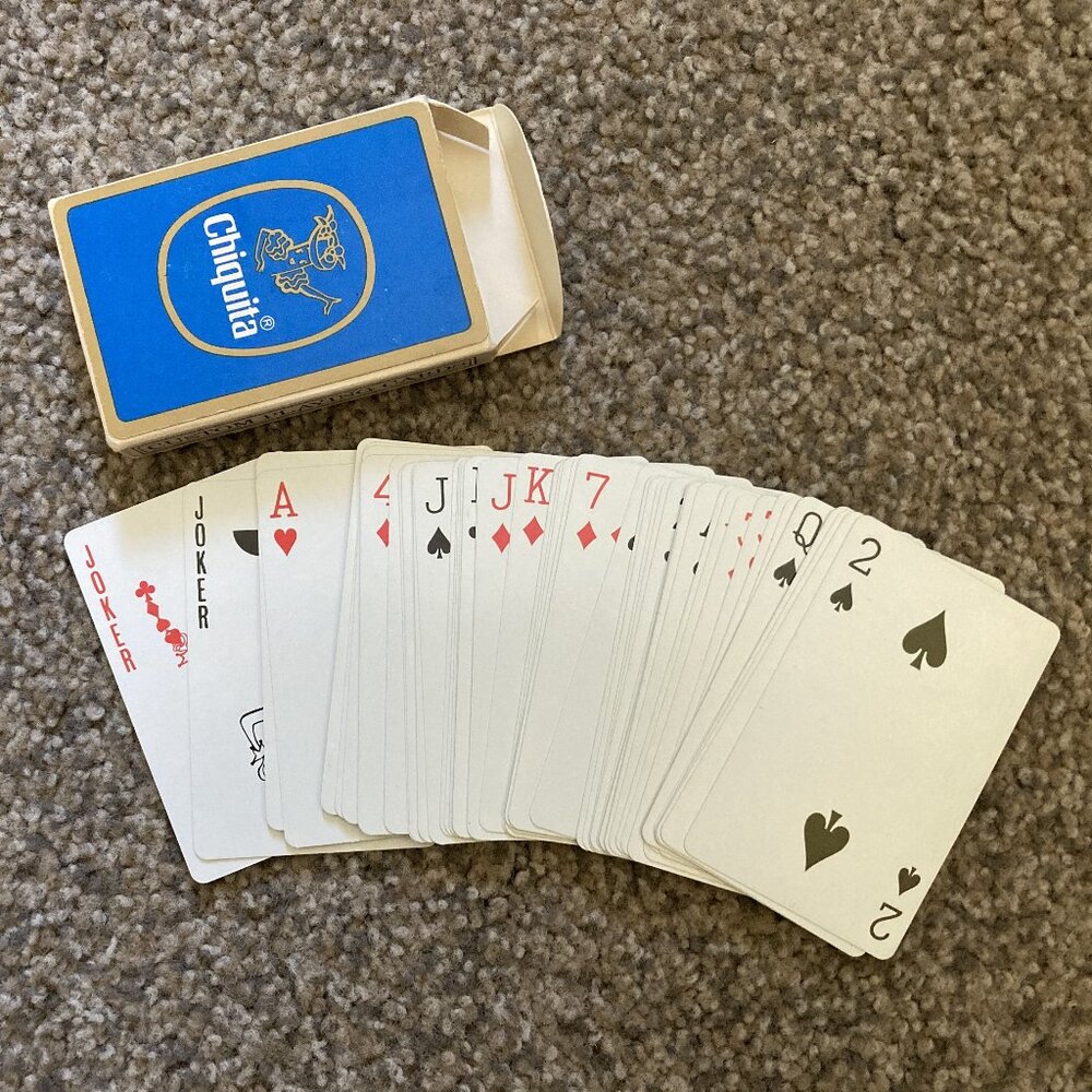 Chiquita playing cards - Vintage like new